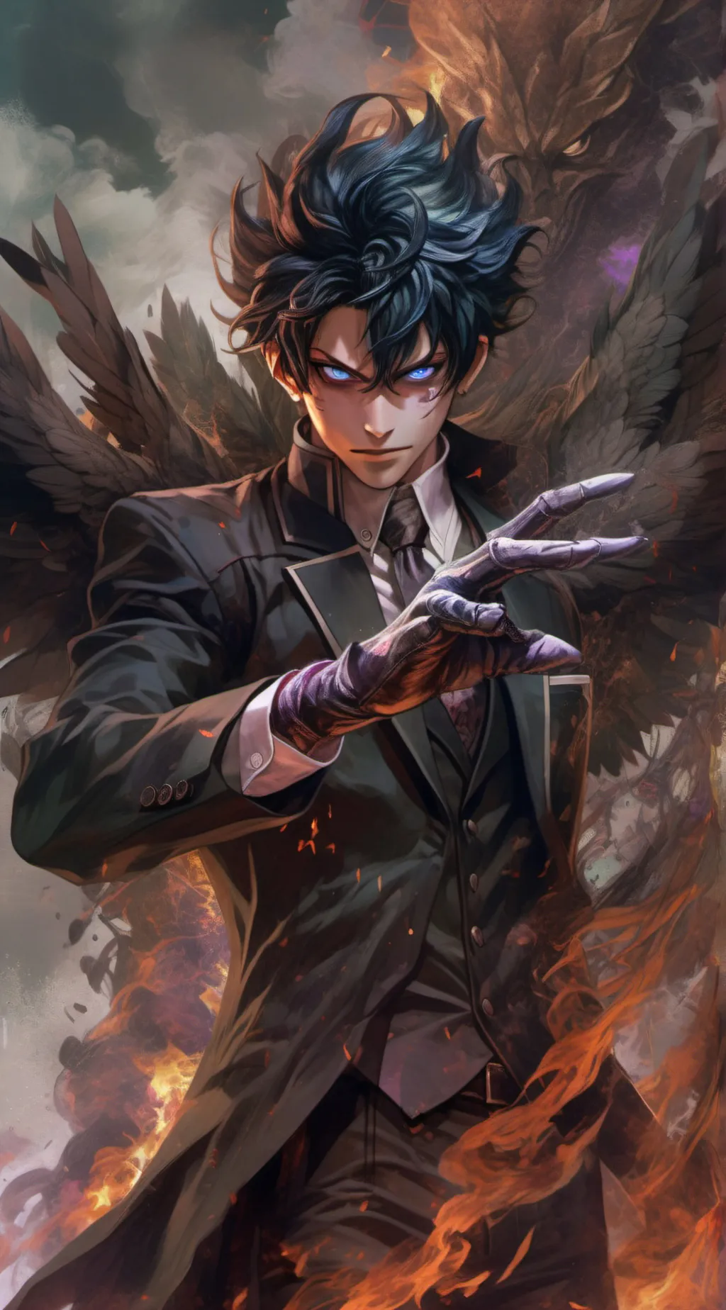 ai character: Dabi background