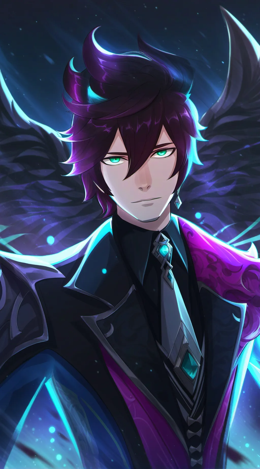 ai character: mommy voice mha background