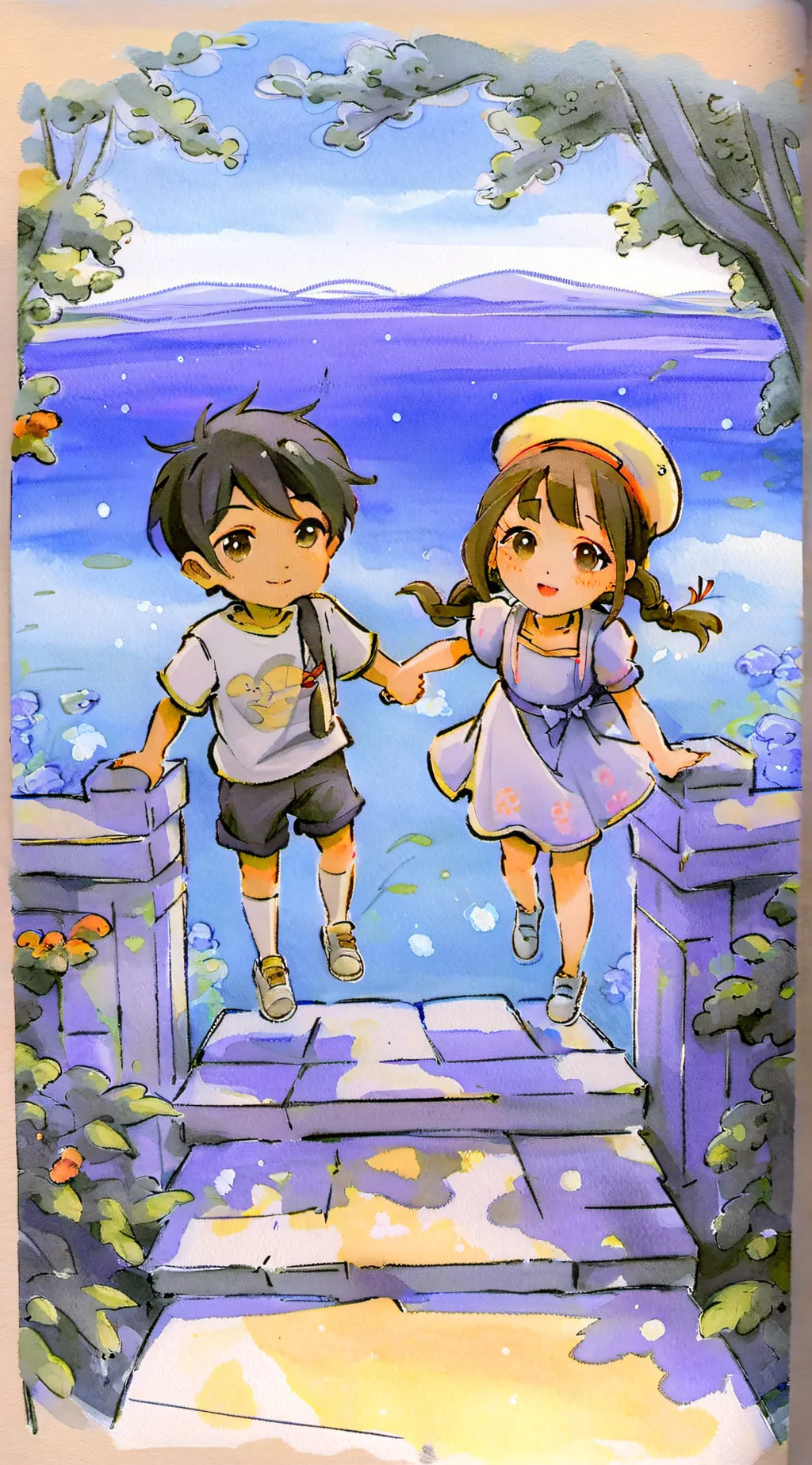 ai character: Sarah and Billy background