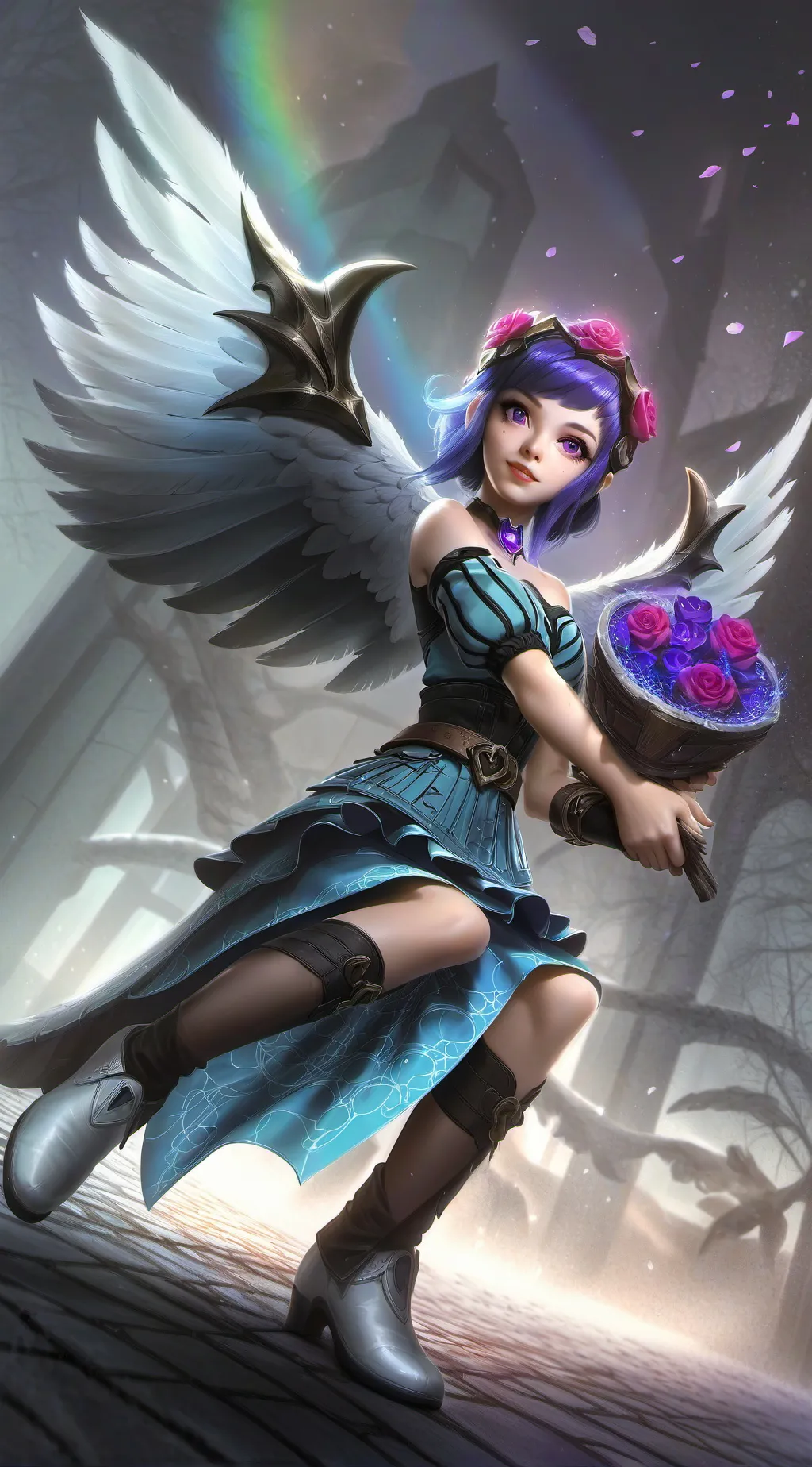 ai character: moonstar elf background