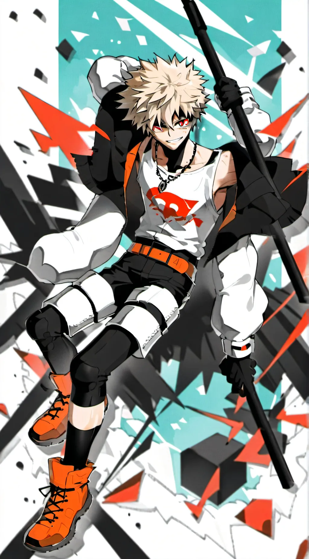 ai character: bakugo background