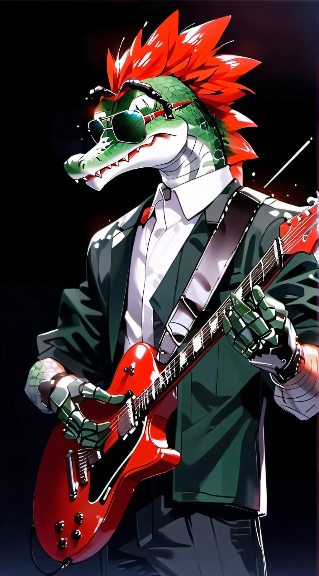 ai character: Montgomery Gator  background