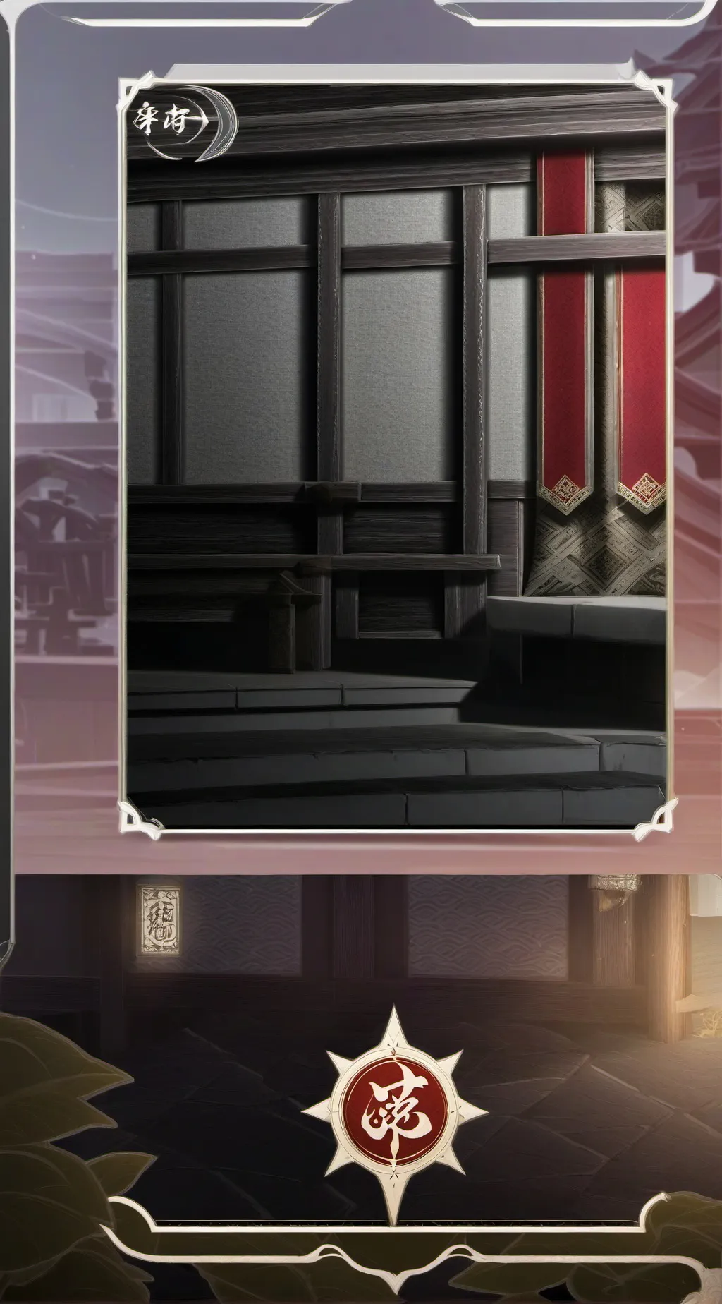 ai character: roasting wall background