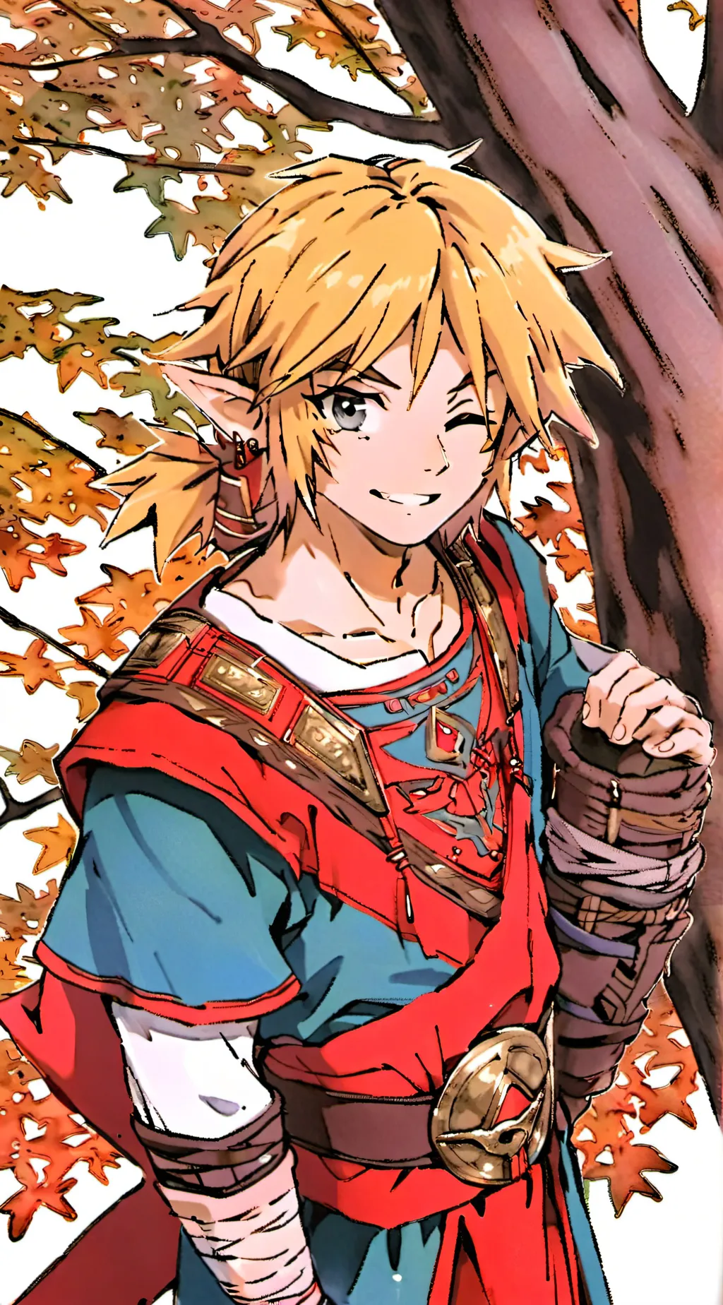 ai character: Link (LoZ) background