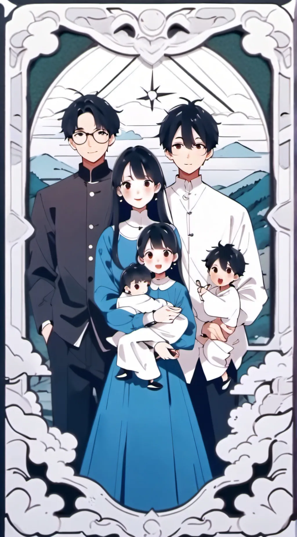 ai character: Family  background