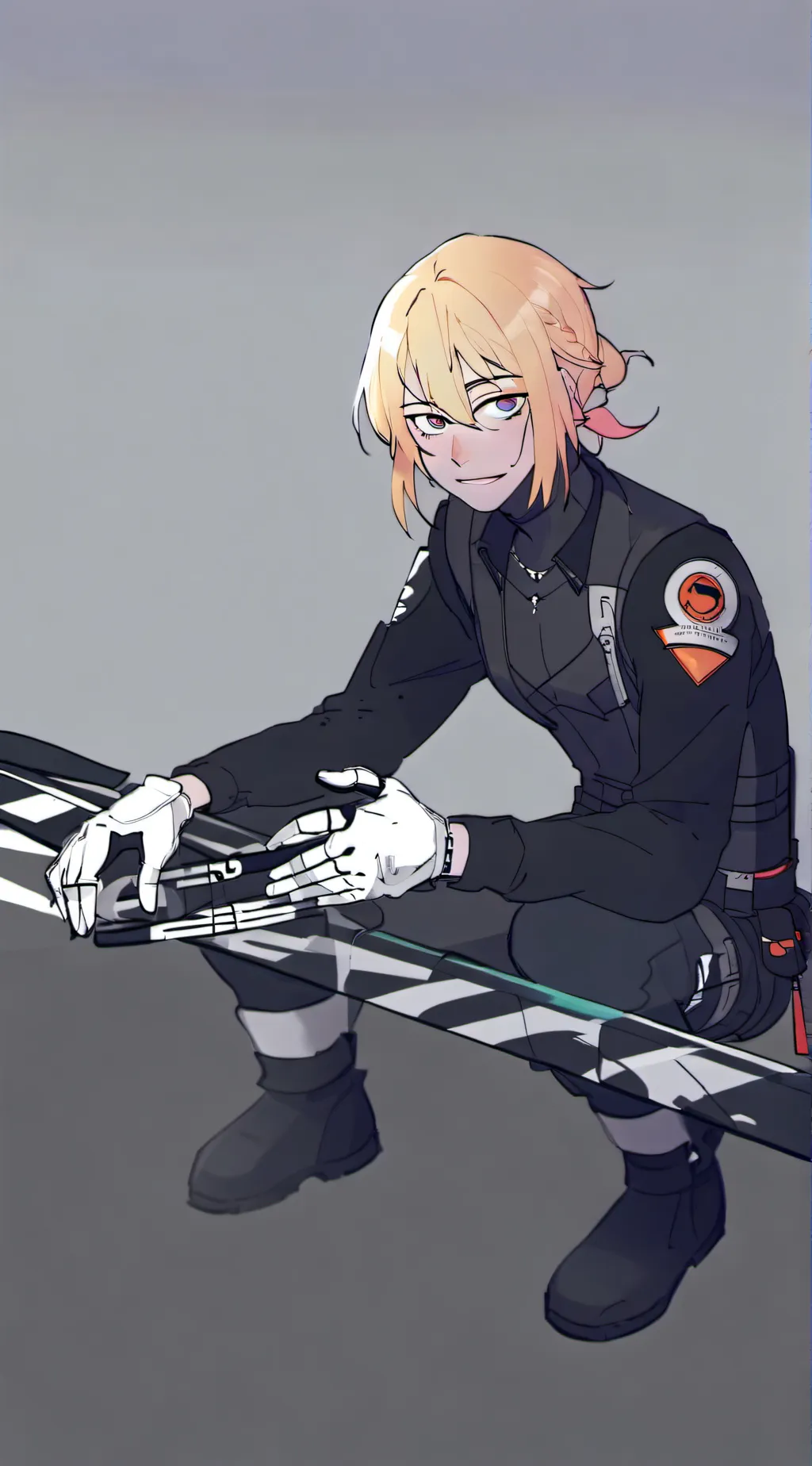 ai character: Ashlyn banner🧡 background