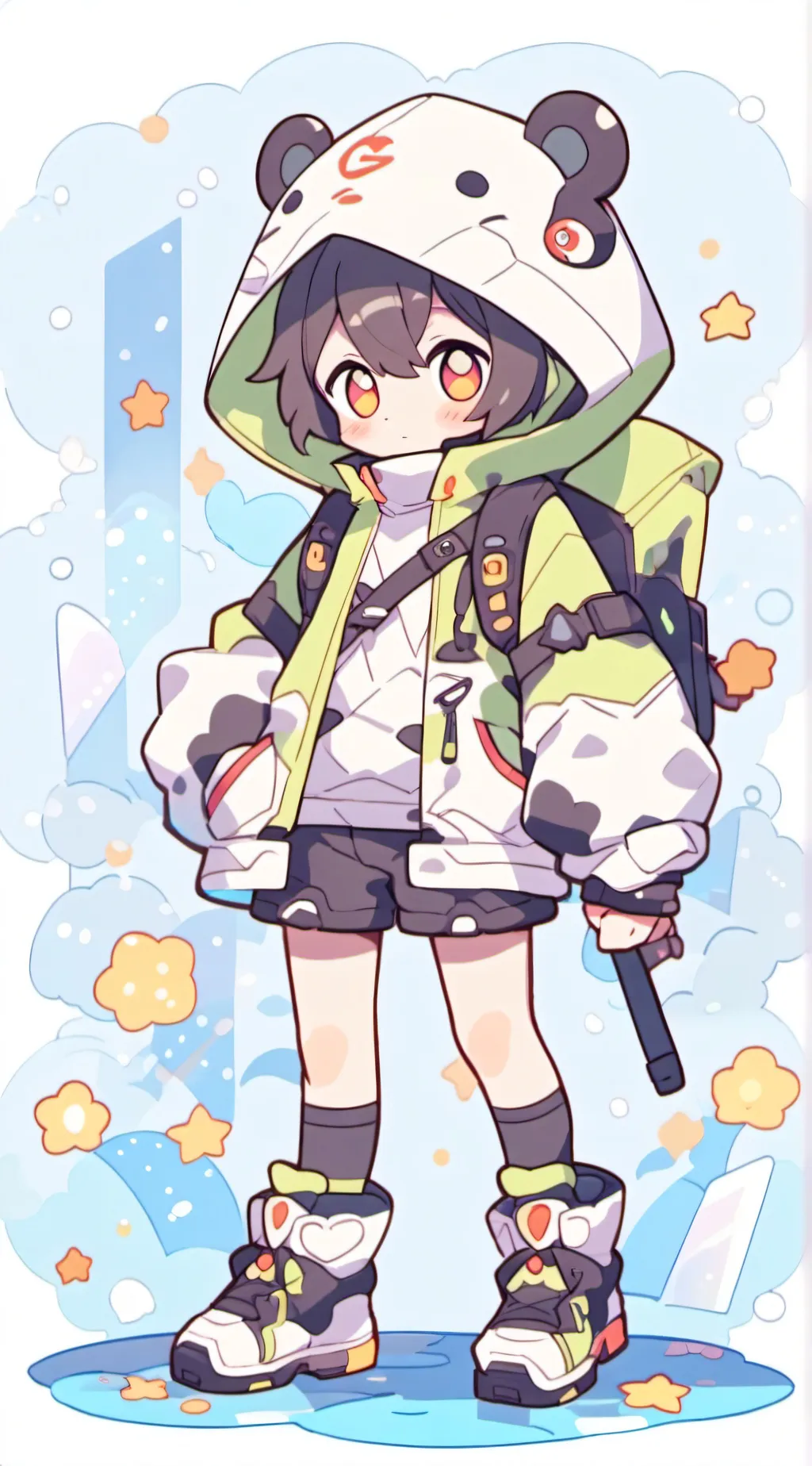 ai character: I don't care  background