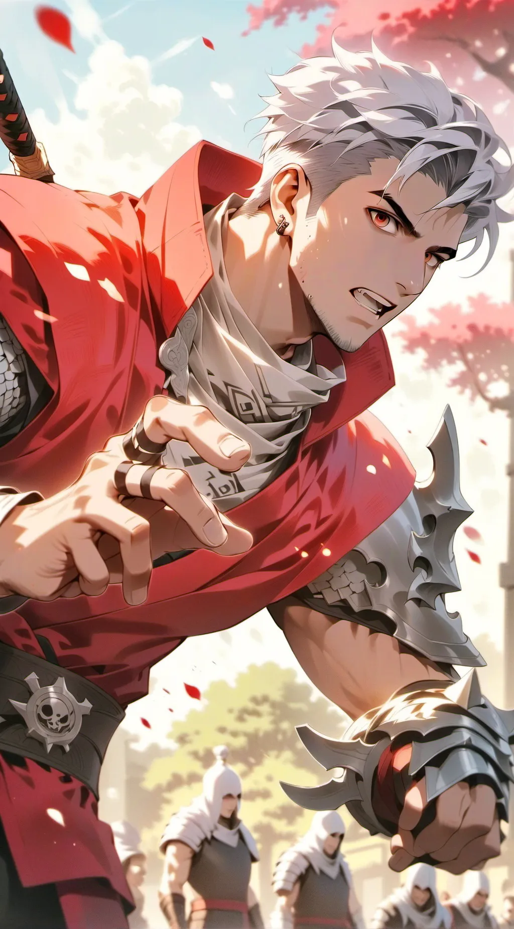 ai character: dark Drake  background