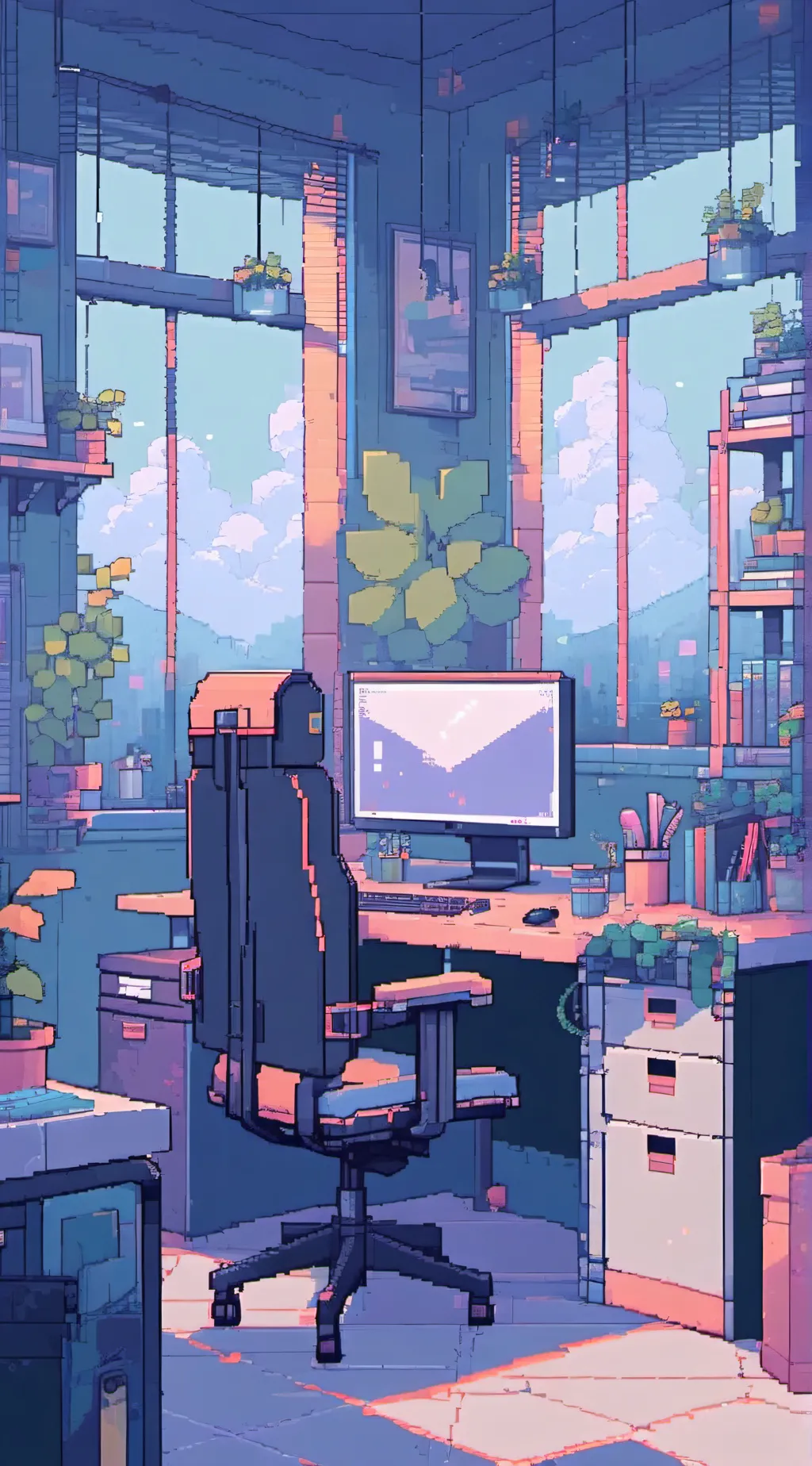 ai character: Bsd x fnaf  background