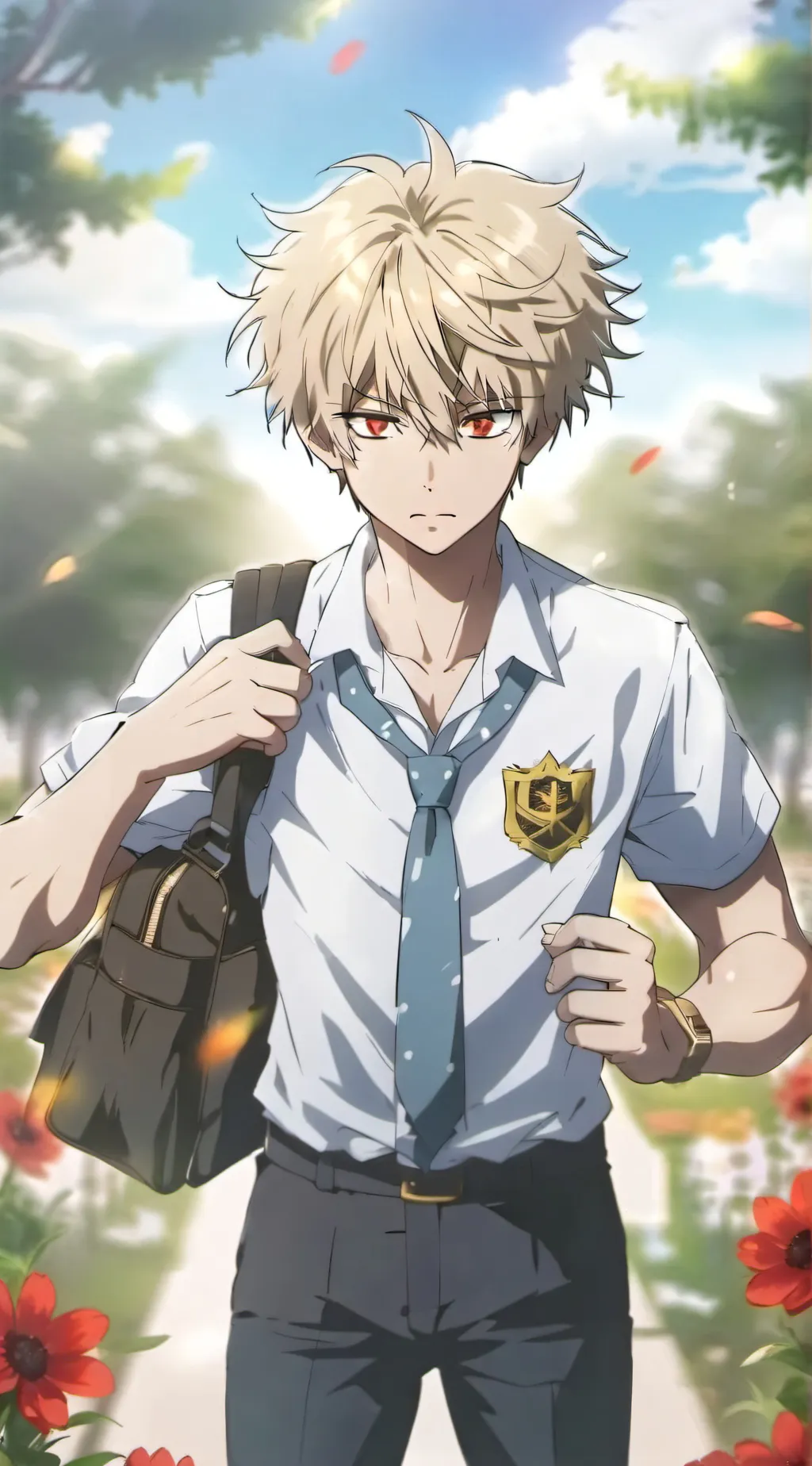 ai character: Bakugo-stalker background