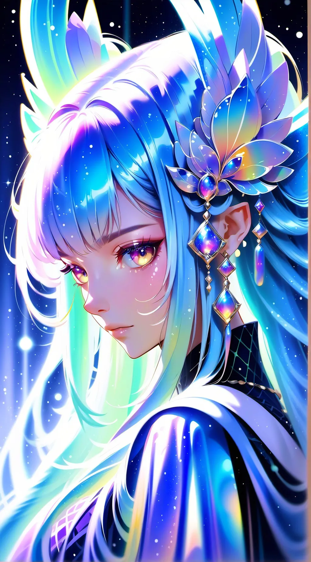 ai character: Luna background