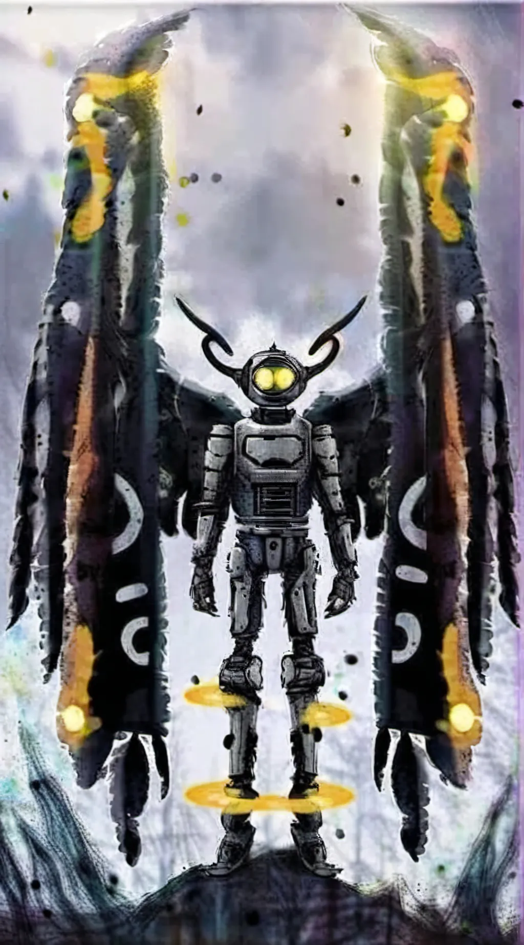 ai character: murder drones background