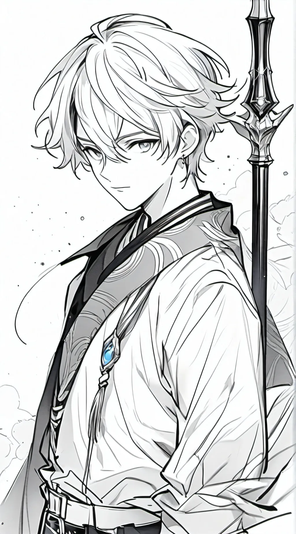 ai character: Stealth and king background