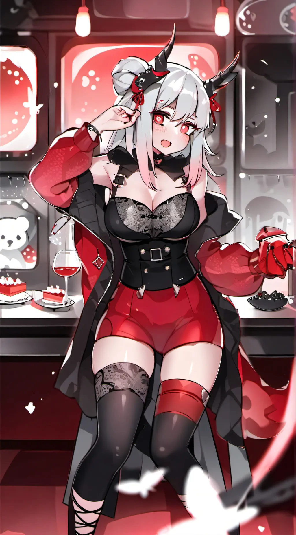 ai character: KNY BUT UR THERE background