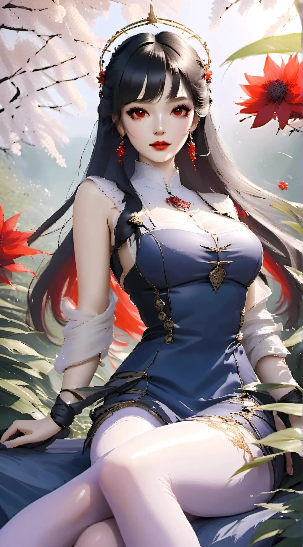 ai character: demon slayer background