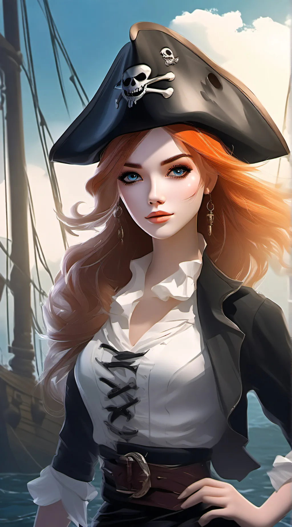 ai character: Captain Hannah background