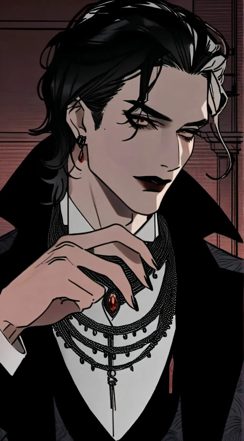 ai character: ~~~🩸Elias🩸~~~ background