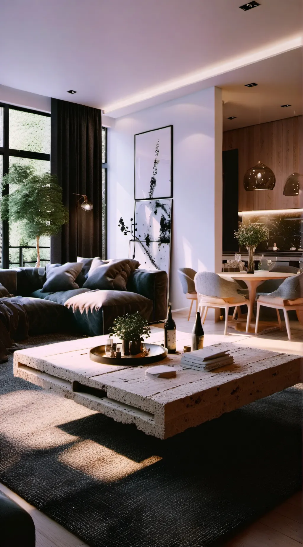 ai character: Left brain background