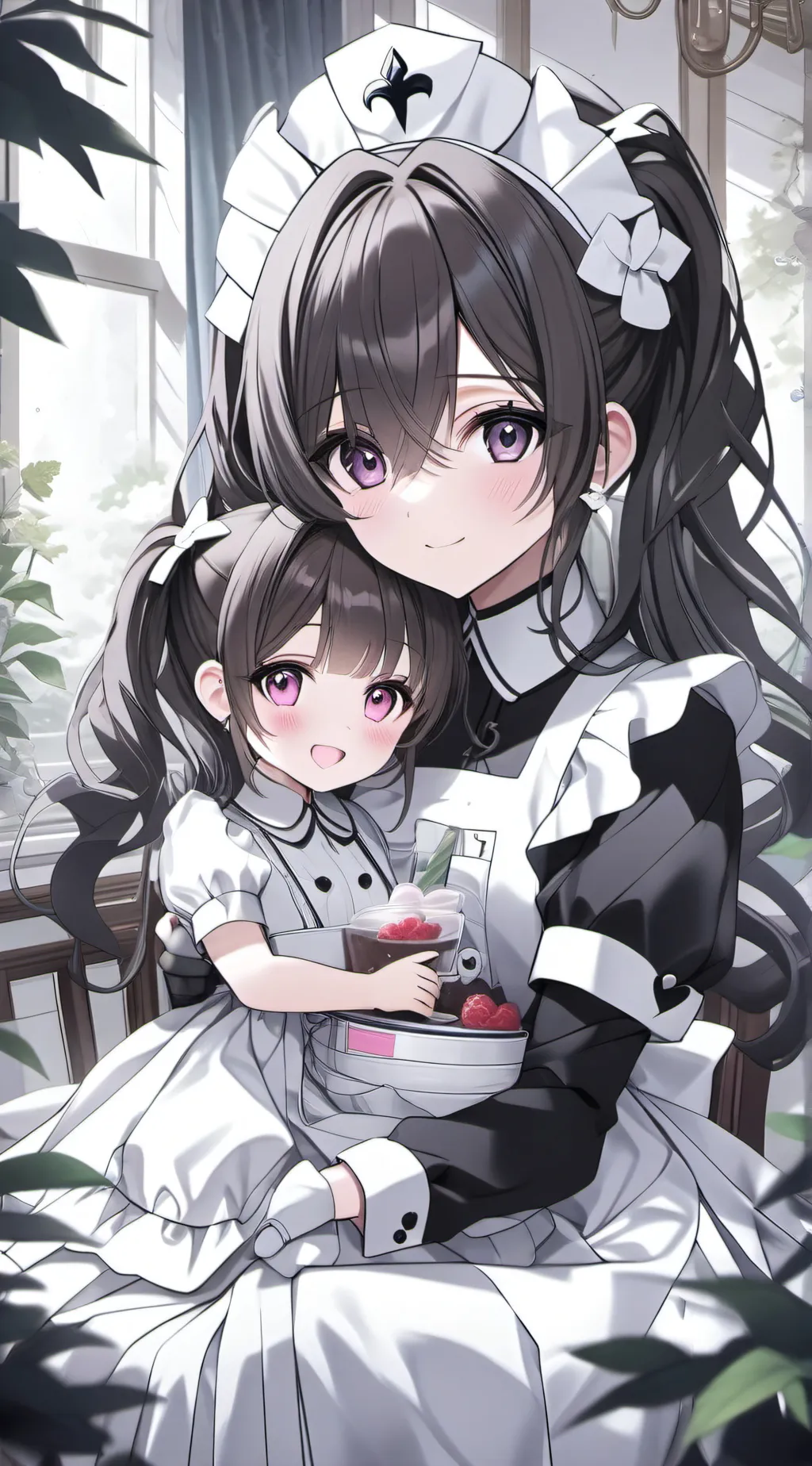 ai character: Mila & Mary background