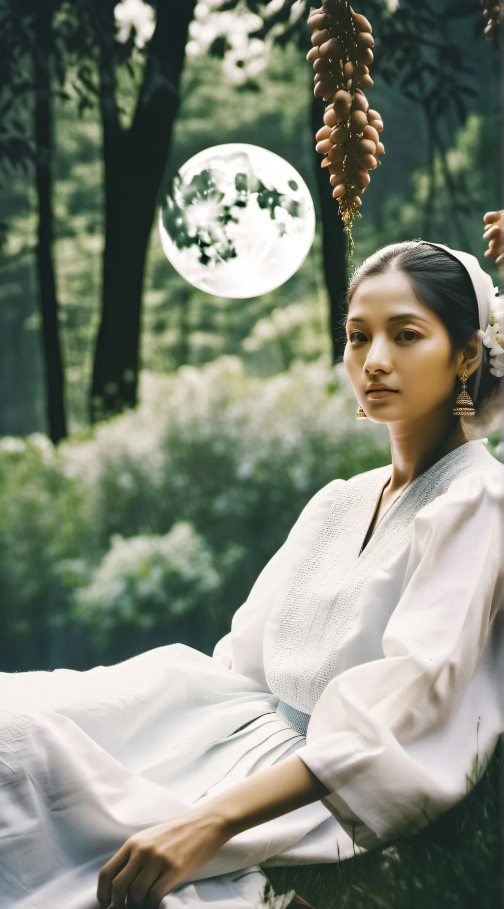 ai character: Detad background