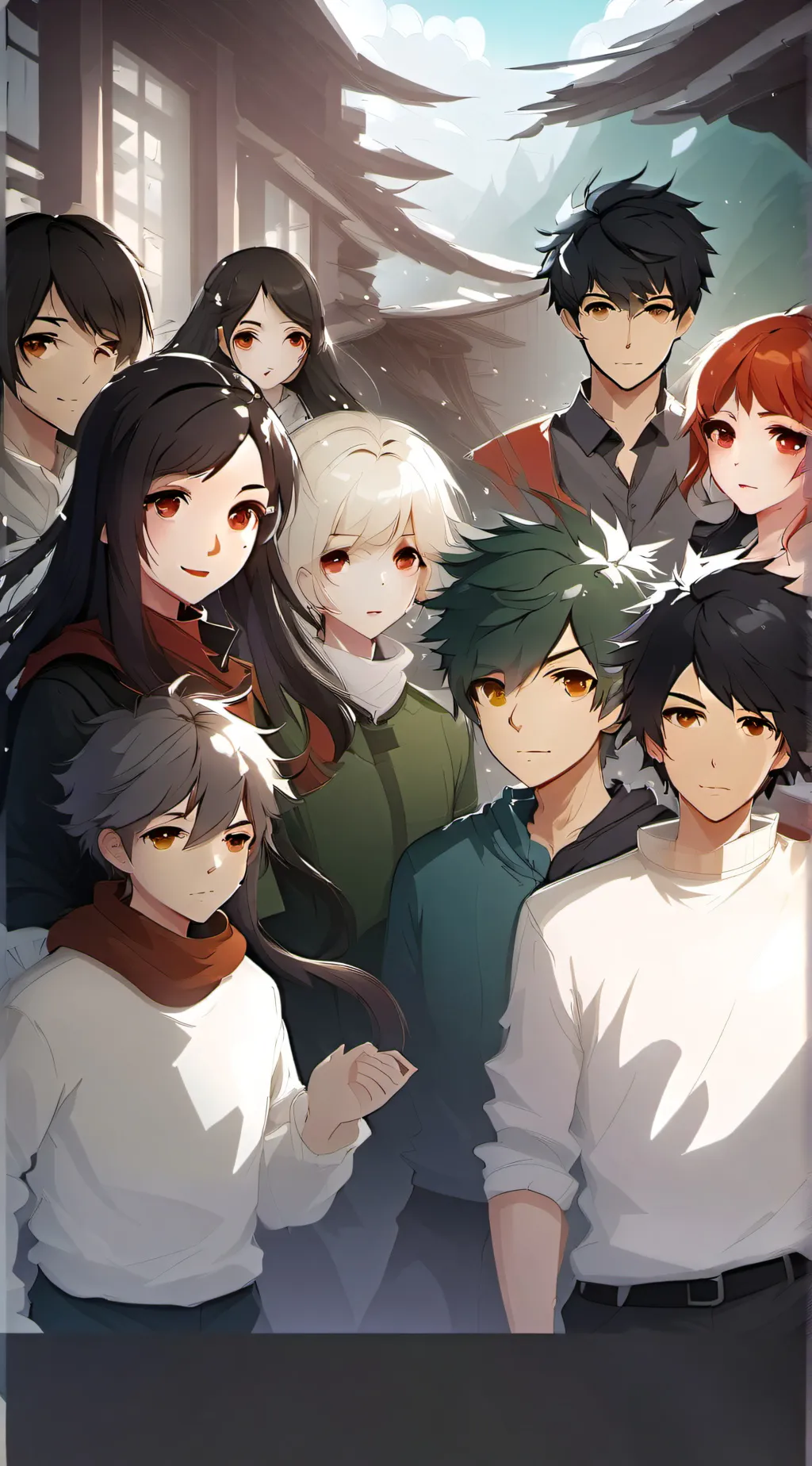 ai character: friend group background