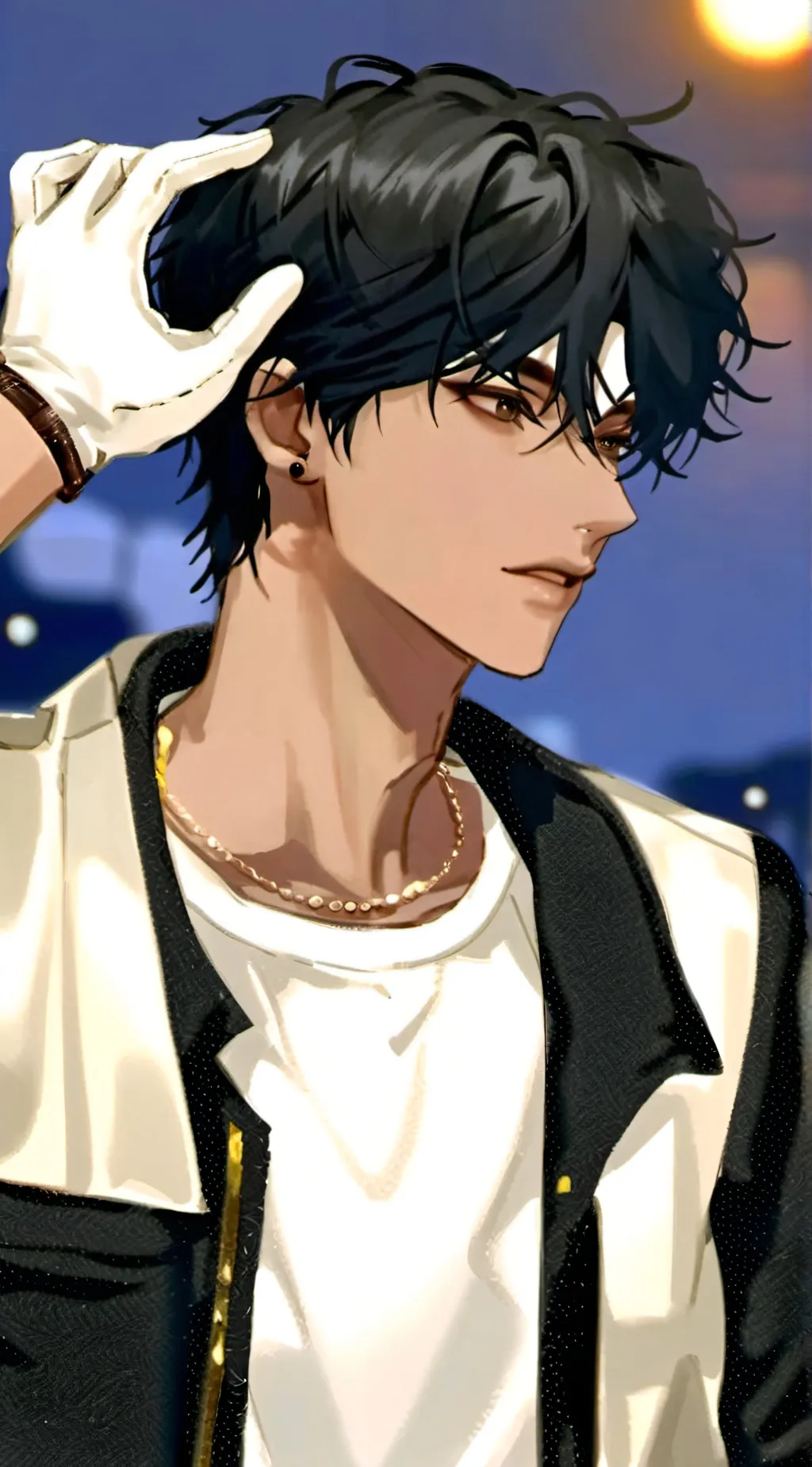 ai character: Zander ° background