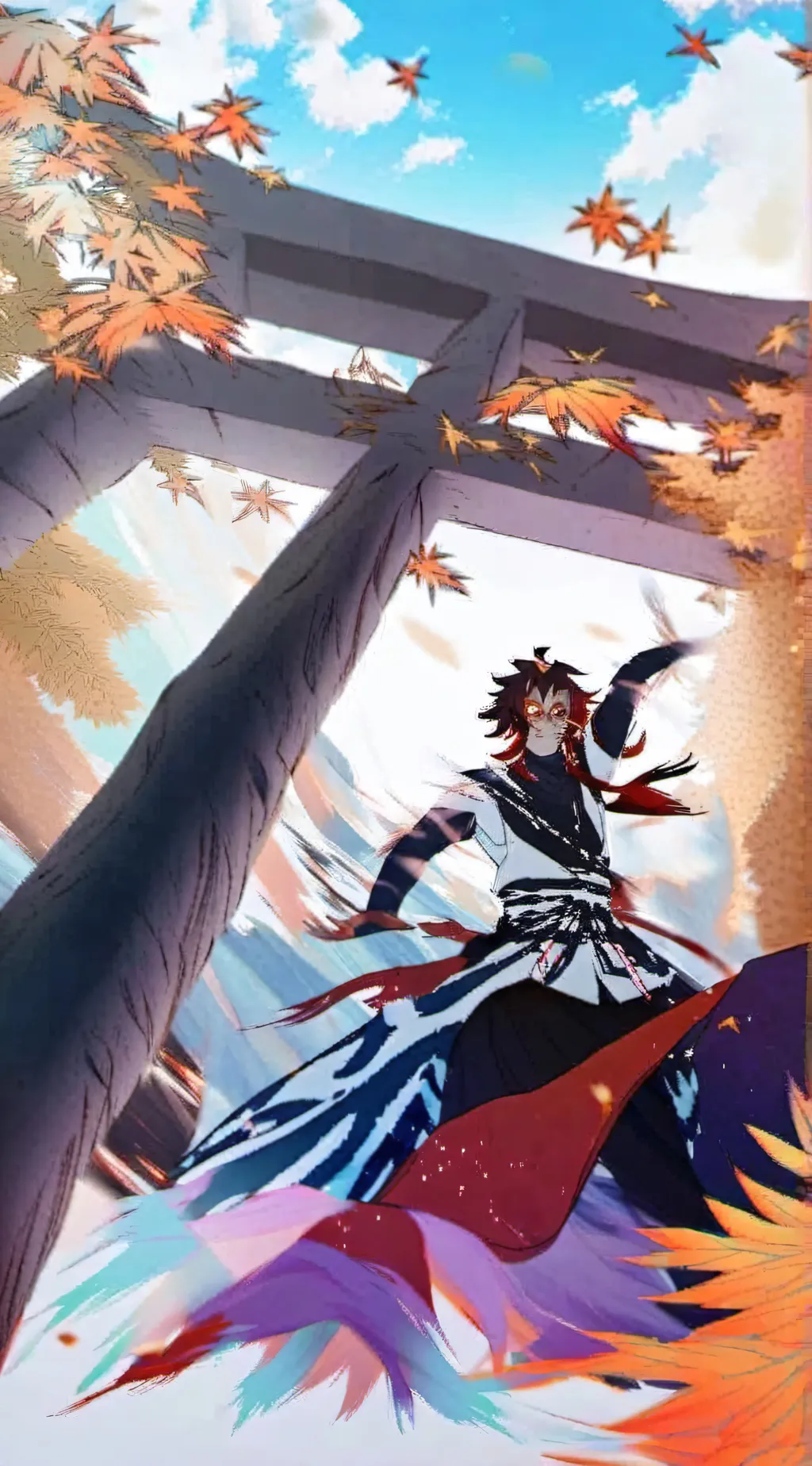 ai character: Demon Slayer  background