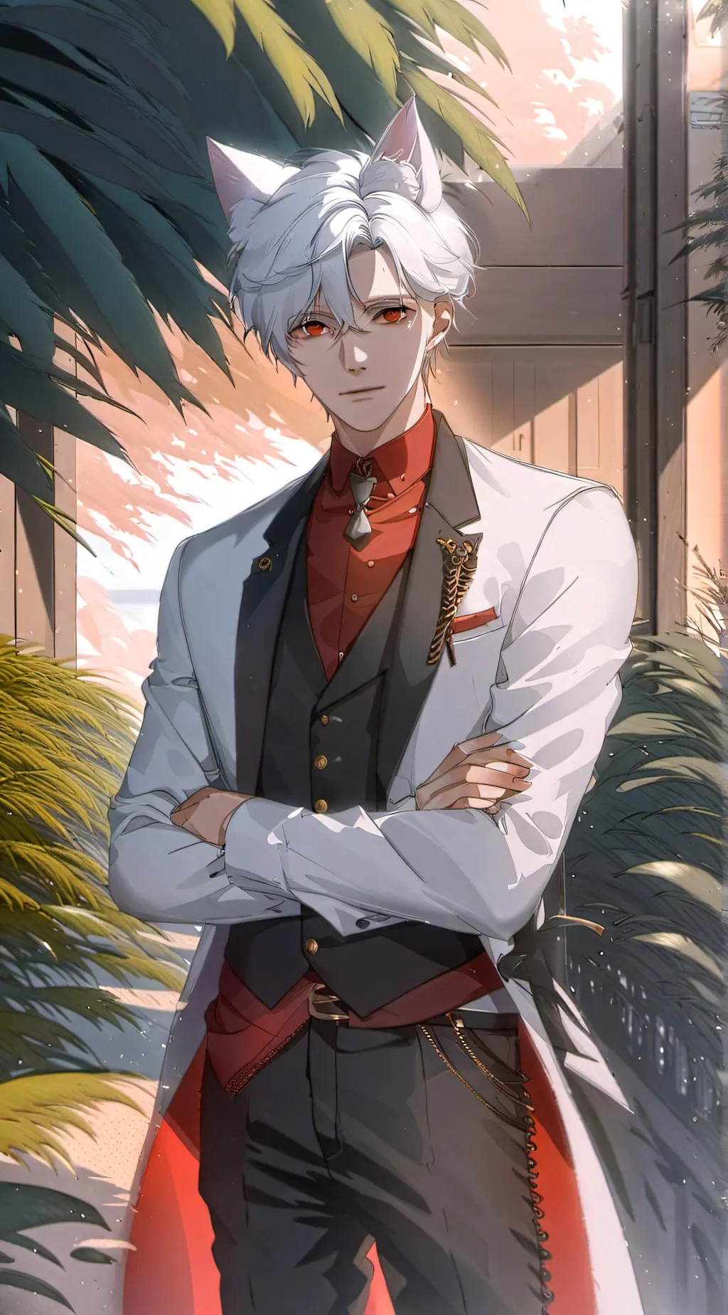 ai character: leo background