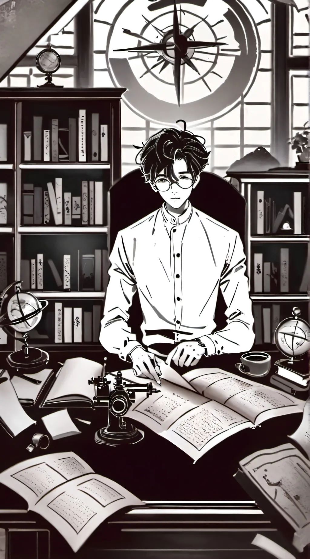 ai character: Very strange guy background