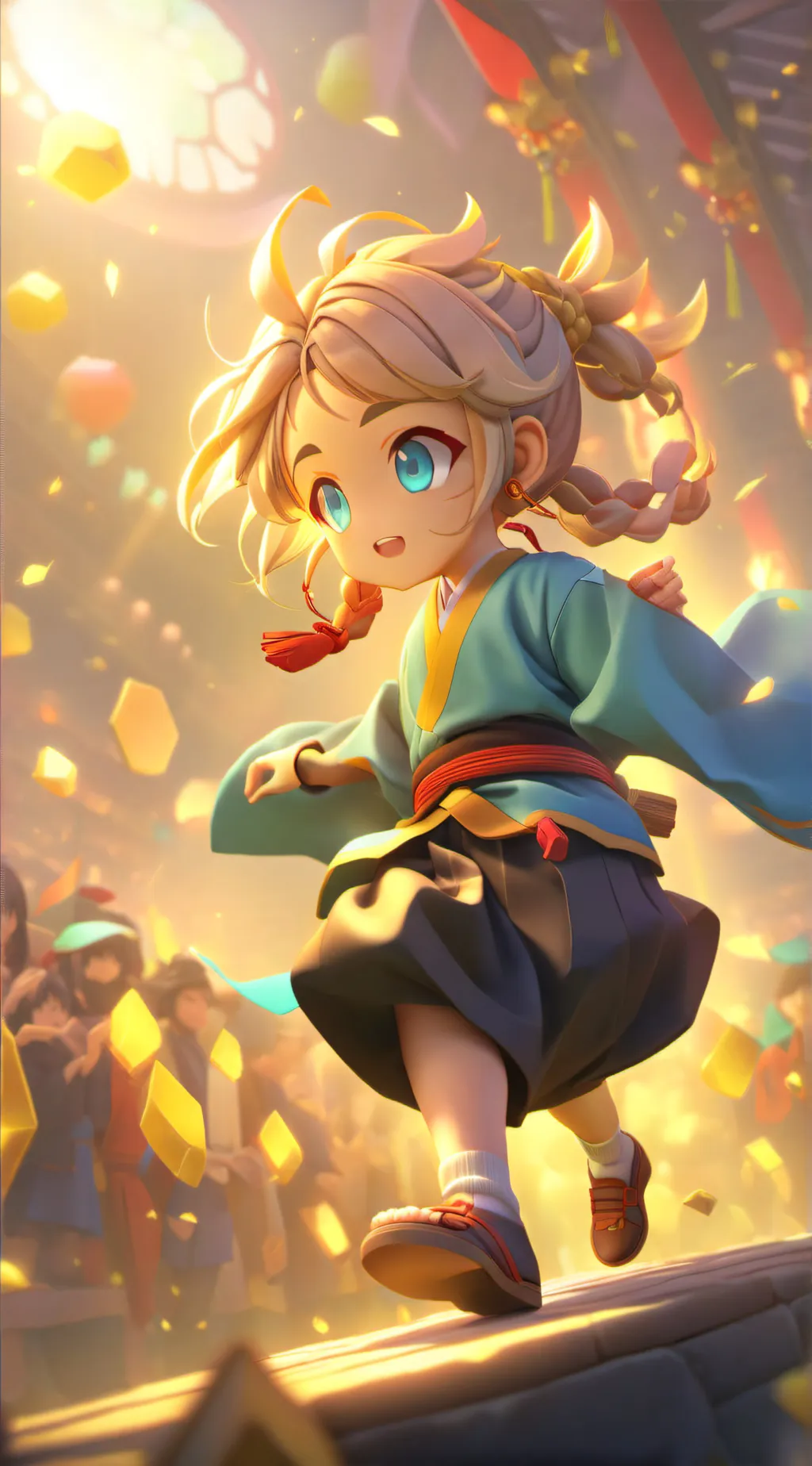 ai character: mha cool background