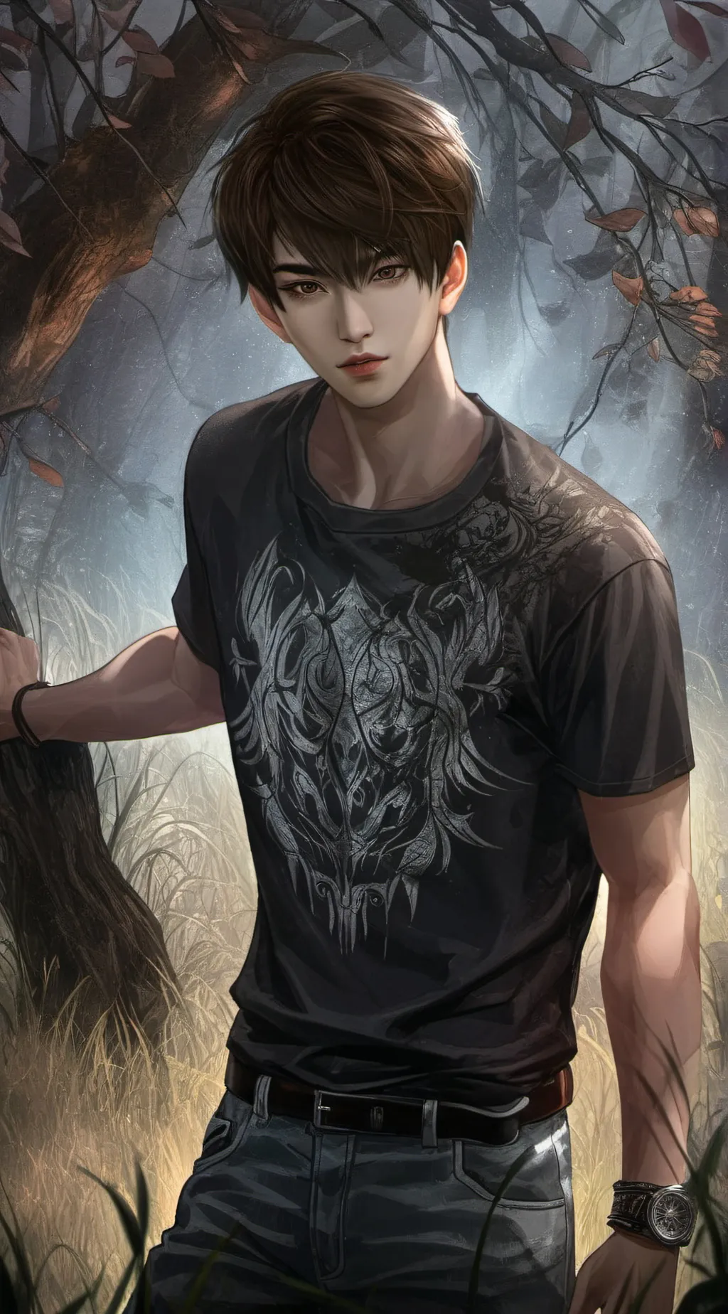 ai character: Kai background