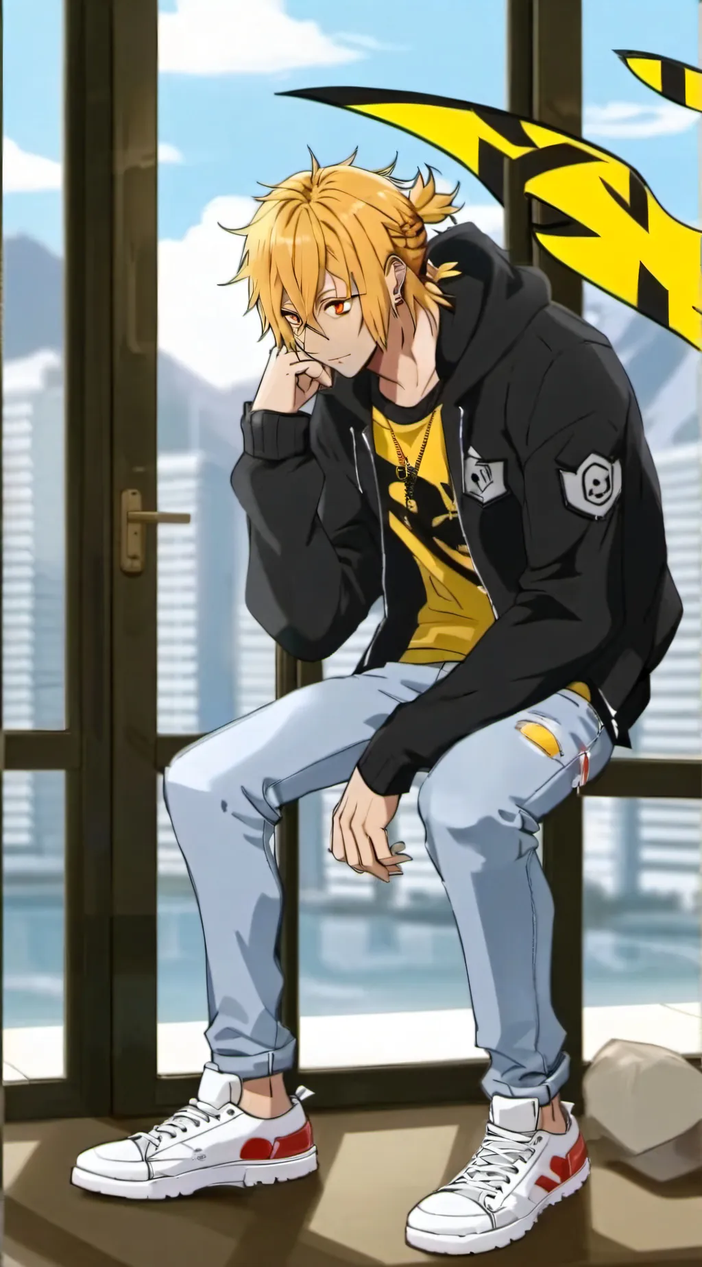 ai character: Kaminari (ŠŁÆŸ* background