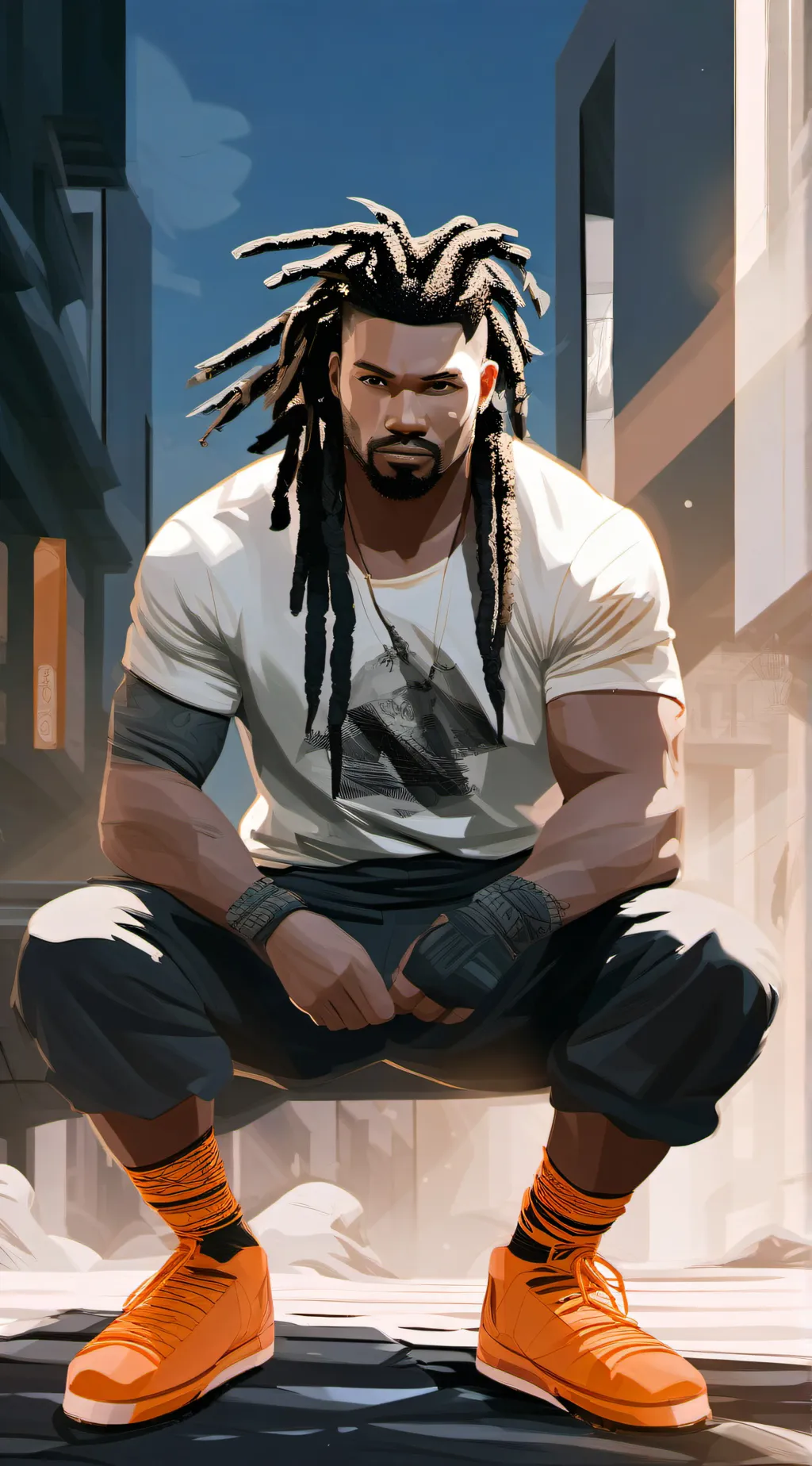 ai character: Fresh dude background