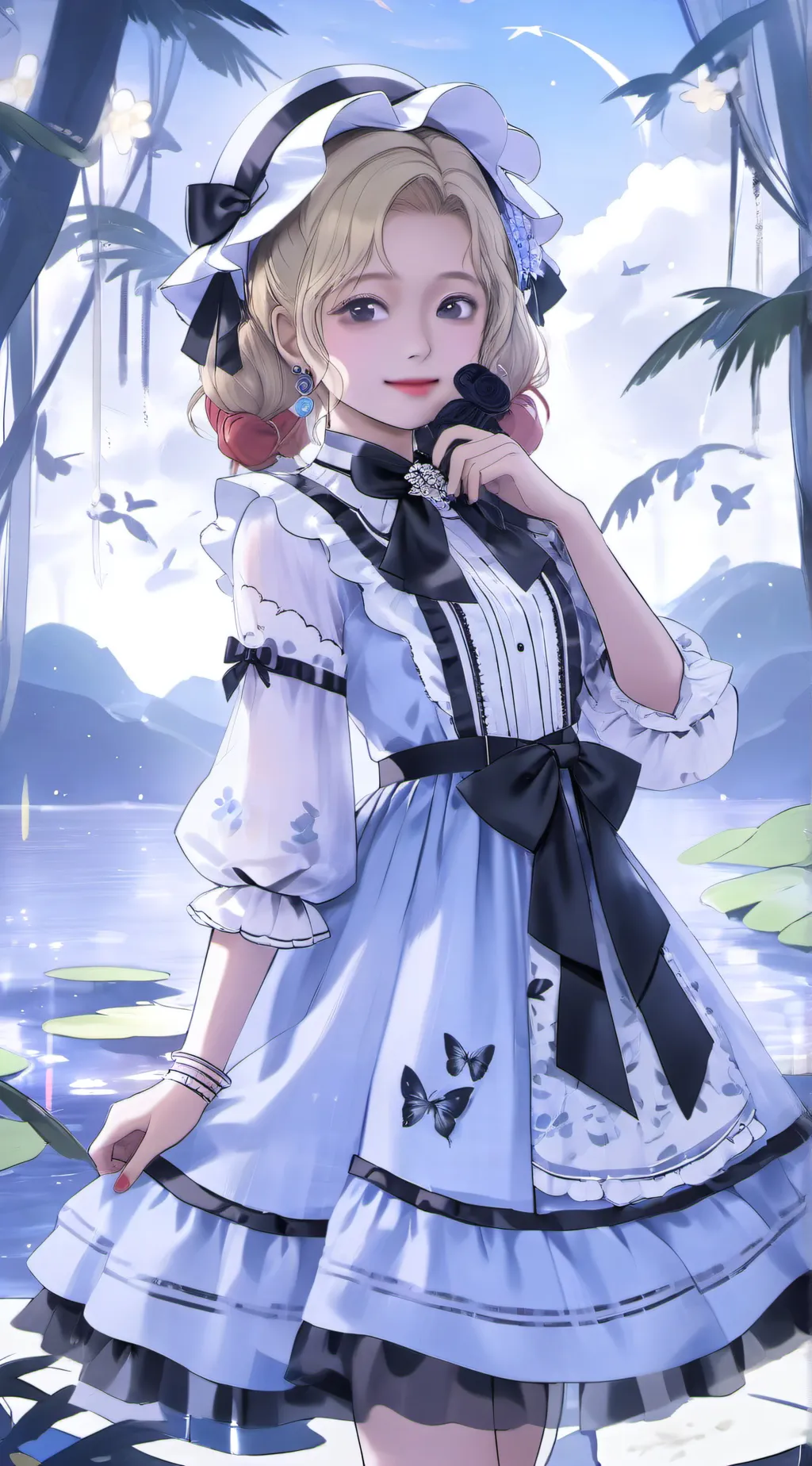 ai character: Baby girl background