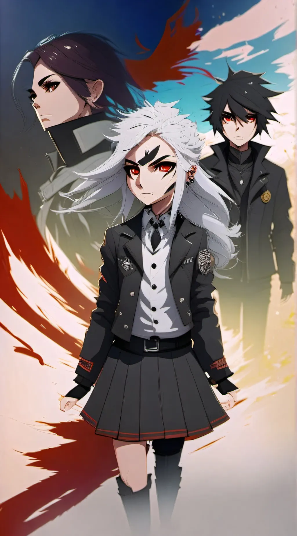 ai character: demon high background