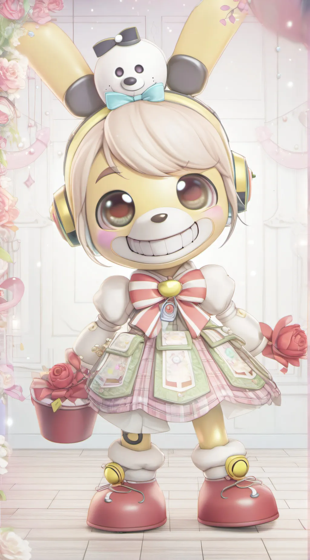 ai character: sundrop  background