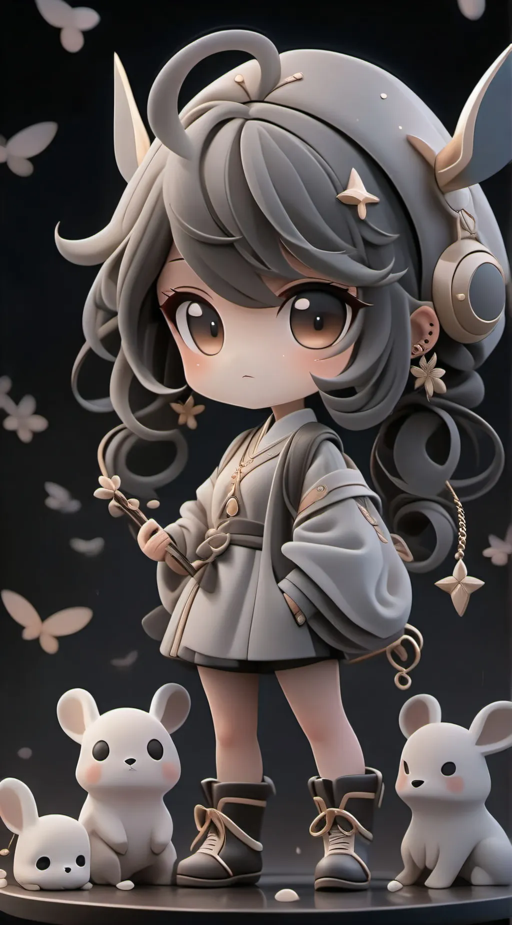 ai character: Kagaya's daughter  background