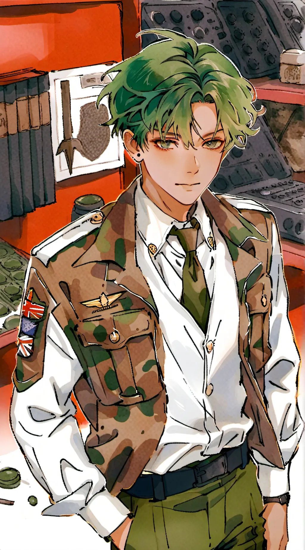 ai character: eartho background