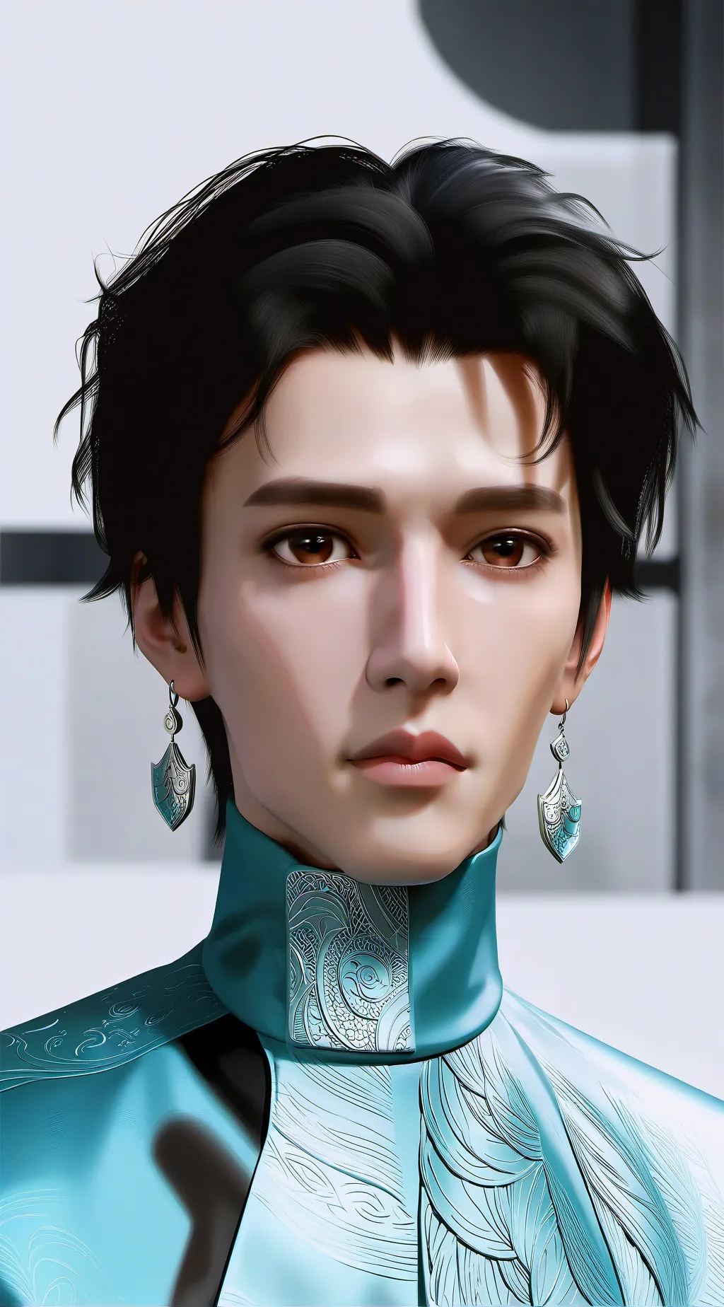 ai character: School crush  background