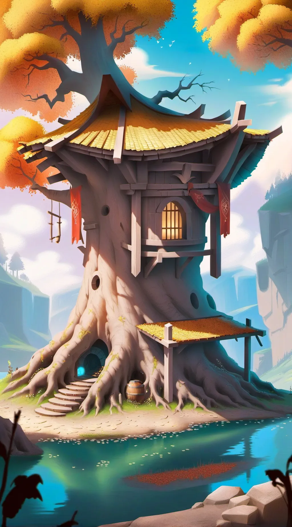 ai character: hh and gf background