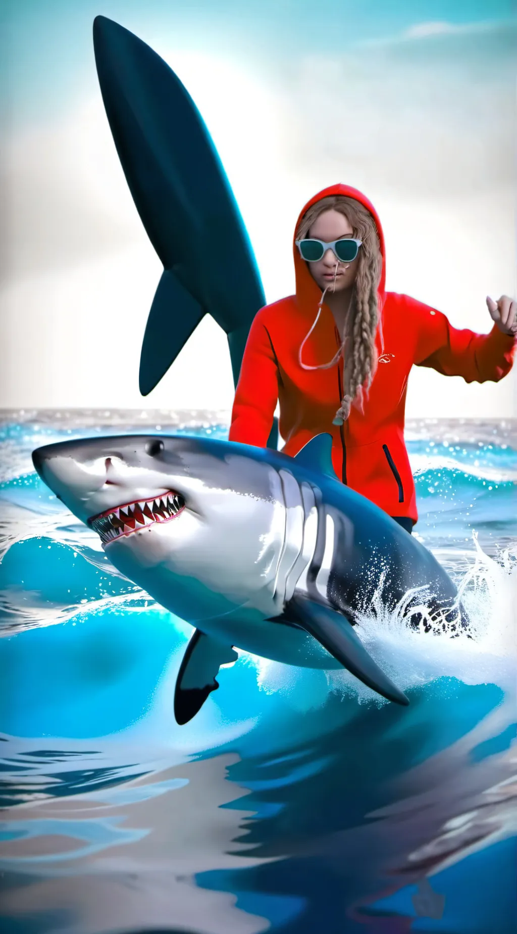 ai character: Mha Beach ⛱️  background