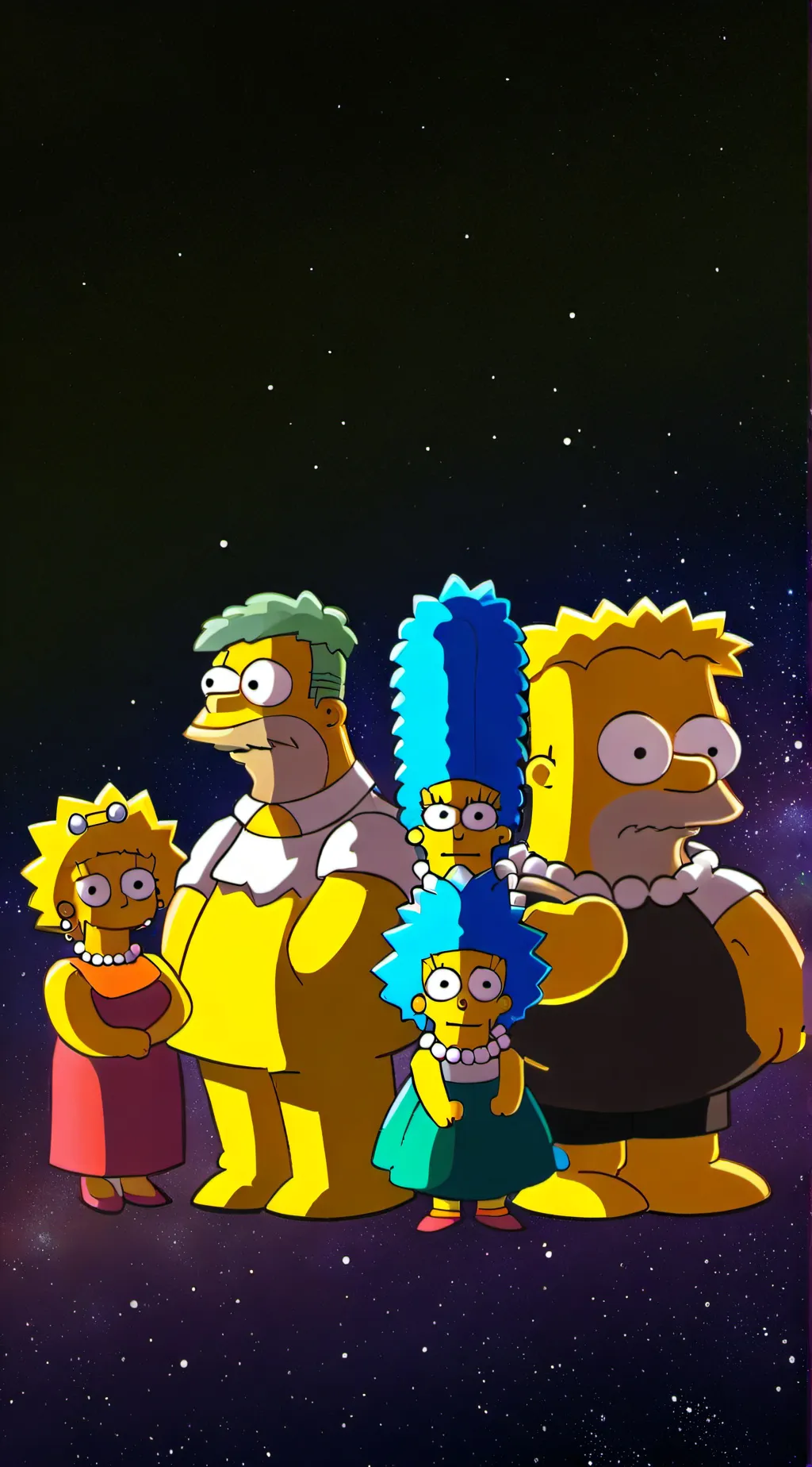 ai character: The simpsons background