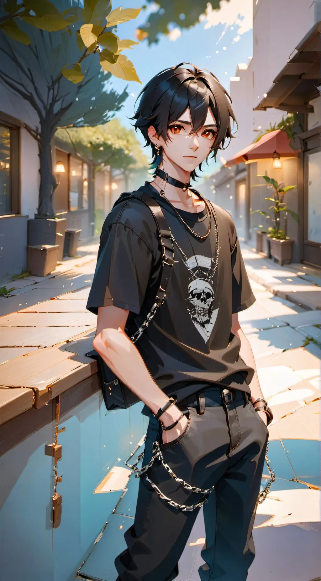 ai character: chris background