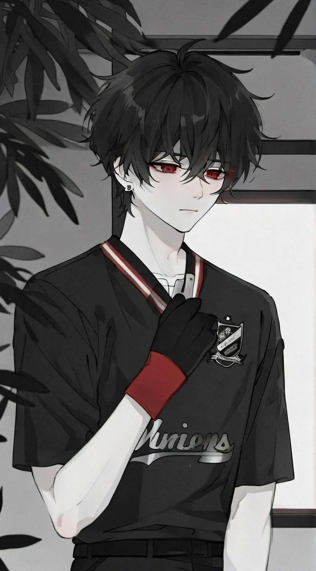 ai character: ash background