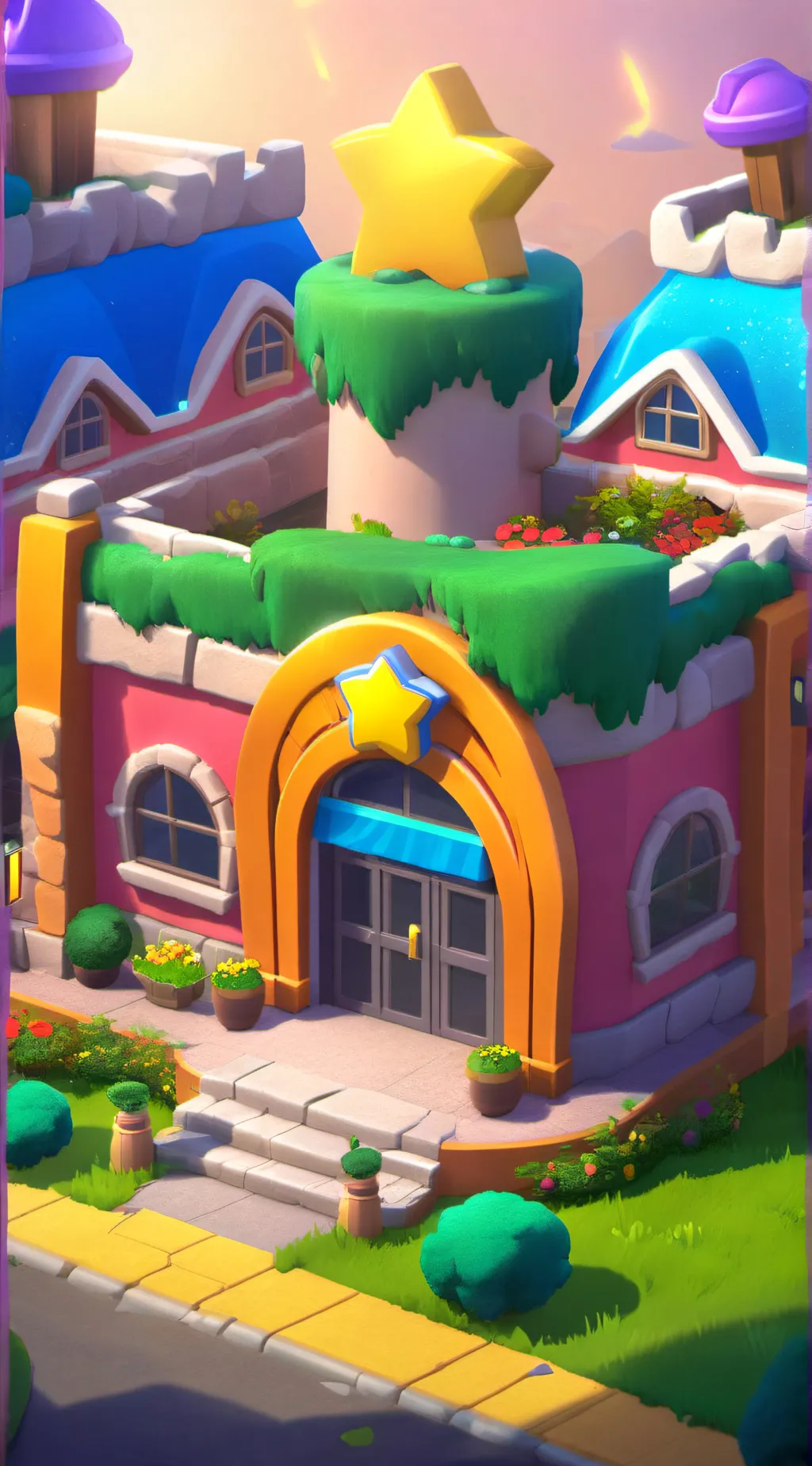 ai character: Adoption centre  background