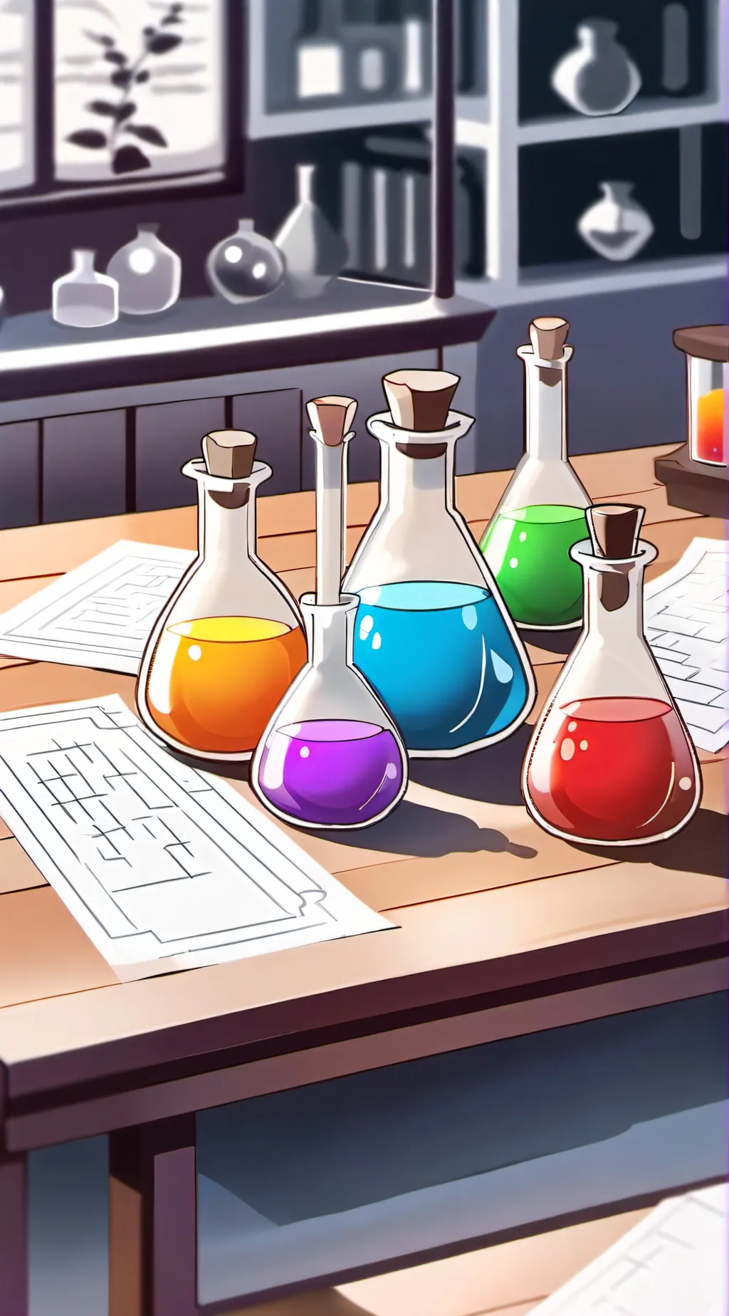 ai character: Potion *5 Subs* background