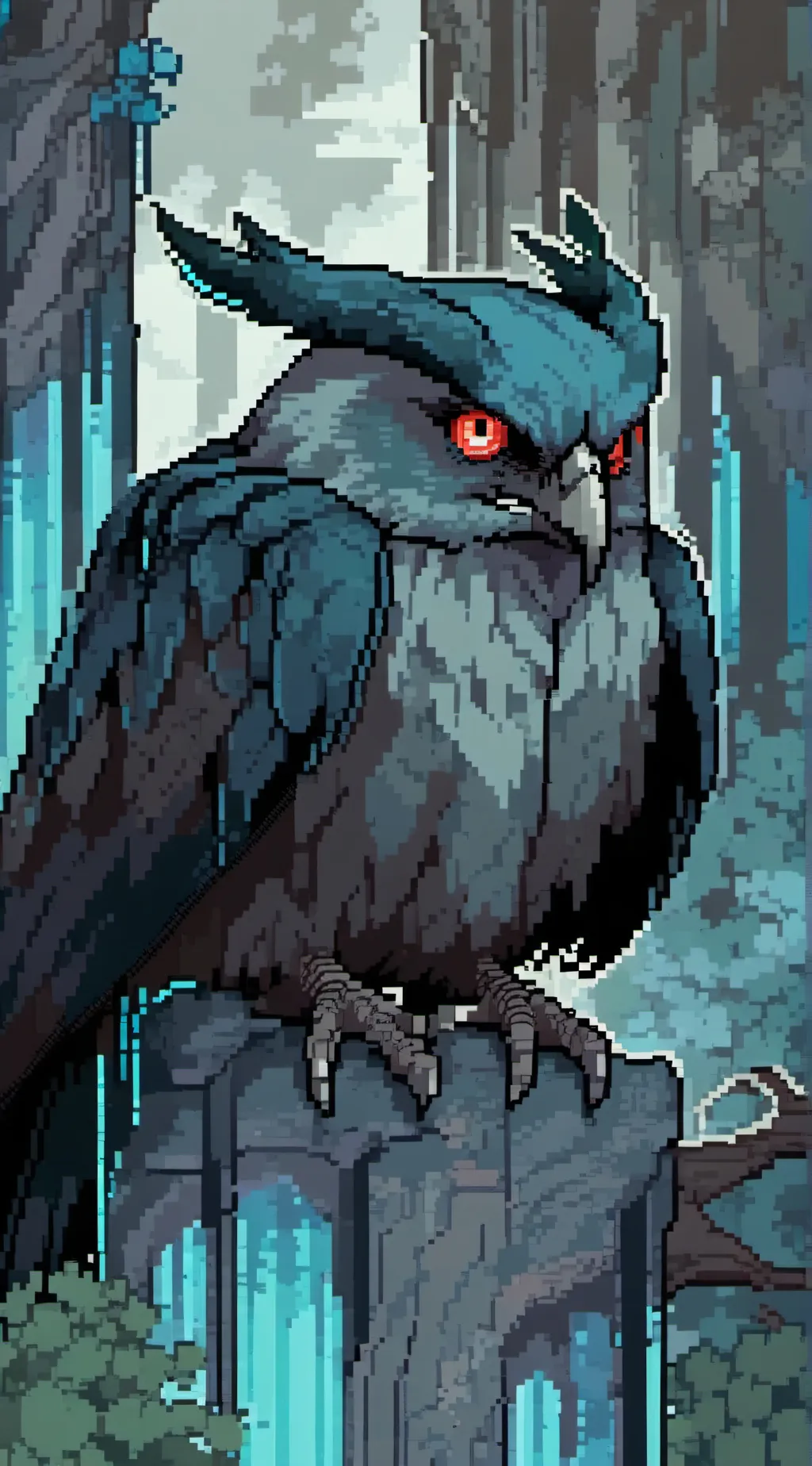 ai character: helluvamovie night background