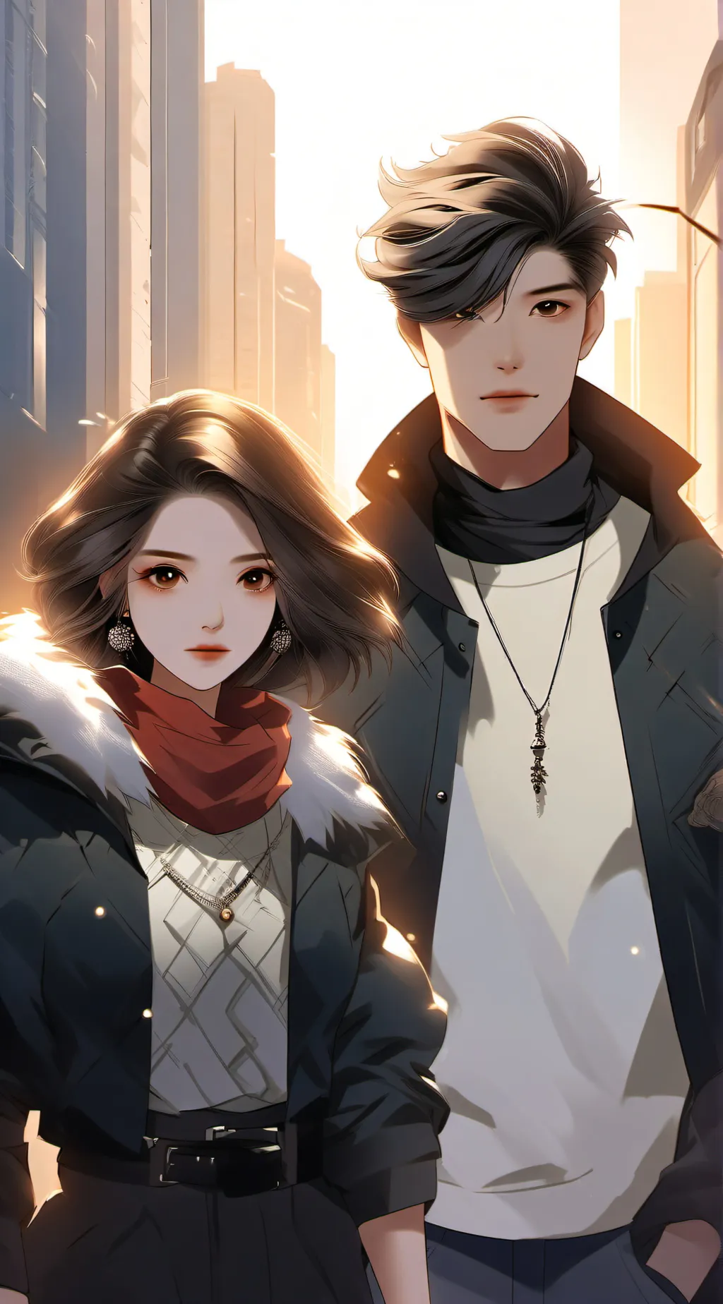 ai character: Girlfriend  background