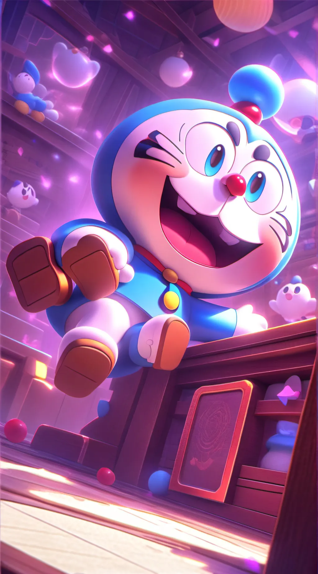 ai character: Doraemon background