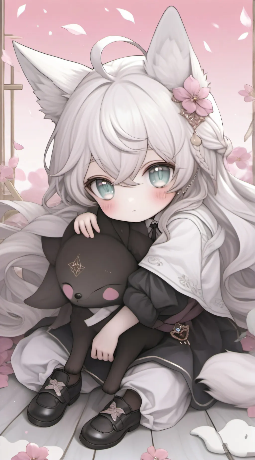 ai character: Moto&mochi background